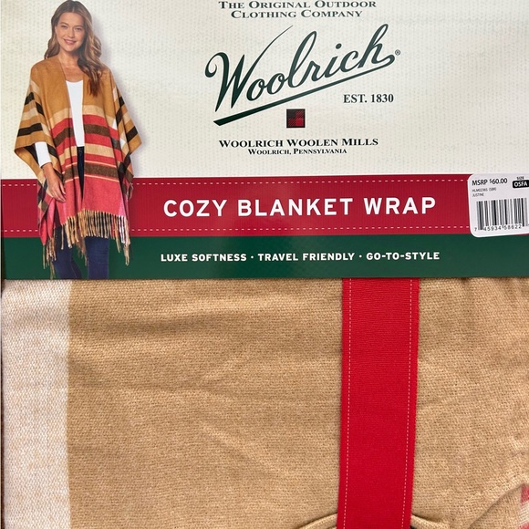 Woolrich Blanket Wrap - NWT - Picture 3 of 5